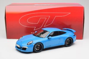 Porsche 911 991 Carrera 4S Aerokit Mėlynas GT Spirit 1:18 GT085 Derva - nuotrauka 6 iš 6