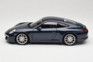 Porsche 911 991 Carrera S Blue Metallic Minichamps 1:18 WAP0210200C Metalas - nuotrauka 4 iš 8