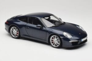 Porsche 911 991 Carrera S Blue Metallic Minichamps 1:18 WAP0210200C Metalas - nuotrauka 6 iš 8