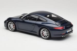 Porsche 911 991 Carrera S Blue Metallic Minichamps 1:18 WAP0210200C Metalas - nuotrauka 7 iš 8