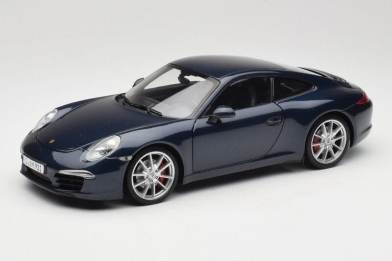 Porsche 911 991 Carrera S Blue Metallic Minichamps 1:18 WAP0210200C Metalas