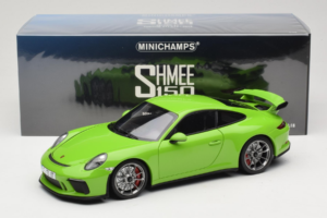 Porsche 911 991 GT3 Žalias Shmee150 Minichamps 1:18 110067025 Metalas - nuotrauka 8 iš 8