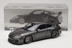 Porsche 911 991 GT3 Grey Metallic Minichamps 1:18 110062720 Metalas - nuotrauka 8 iš 8