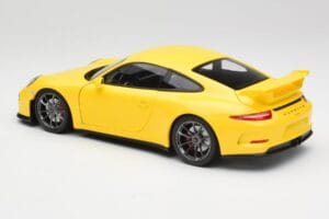 Porsche 911 991 GT3 Racing Geltona & Sidabriniai Ratai Minichamps 1:18 110062722 Metalas - nuotrauka 7 iš 8