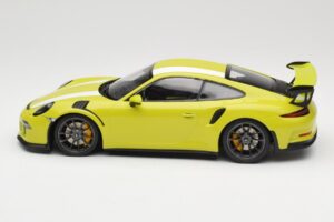 Porsche 911 991.1 GT3 RS Lizard Green & Stripes Minichamps 1:18 155066224 Metalas - nuotrauka 3 iš 6