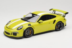 Porsche 911 991.1 GT3 RS Lizard Green & Stripes Minichamps 1:18 155066224 Metalas