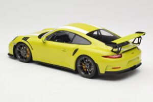 Porsche 911 991.1 GT3 RS Lizard Green & Stripes Minichamps 1:18 155066224 Metalas - nuotrauka 5 iš 6