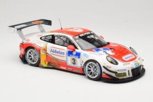 Porsche 911 991.1 GT3 R #3 Frikadelli Racing N. Siedler / K. Abbelen / S. Schmitz 24 Hours of Nurburgring 2016 Minichamps 1:1 - nuotrauka 4 iš 6