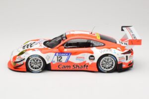 Porsche 911 991.1 GT3 R Manthey Racing #12 F. Klohs / P. Renauer 24 Hours Nurburgring 2017 Minichamps 1:18 155176912 Metalas - nuotrauka 3 iš 6
