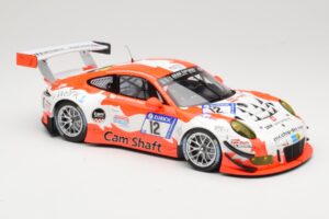 Porsche 911 991.1 GT3 R Manthey Racing #12 F. Klohs / P. Renauer 24 Hours Nurburgring 2017 Minichamps 1:18 155176912 Metalas - nuotrauka 4 iš 6