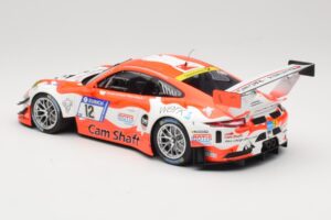 Porsche 911 991.1 GT3 R Manthey Racing #12 F. Klohs / P. Renauer 24 Hours Nurburgring 2017 Minichamps 1:18 155176912 Metalas - nuotrauka 5 iš 6
