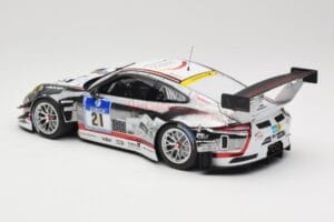 Porsche 911 991.1 GT3 R #21 WTM Racing J. Stursberg / V. Krumbach 24h Nurburgring 2016 Minichamps 1:18 155166021 Metalas - nuotrauka 5 iš 6