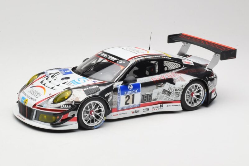 Porsche 911 991.1 GT3 R #21 WTM Racing J. Stursberg / V. Krumbach 24h Nurburgring 2016 Minichamps 1:18 155166021 Metalas