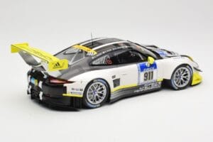 Porsche 911 991.1 GT3 R #911 Manthey Racing N. Tandy / E. Bamber 24h Nurburgring 2016 Minichamps 1:18 155166911 Metalas - nuotrauka 2 iš 6