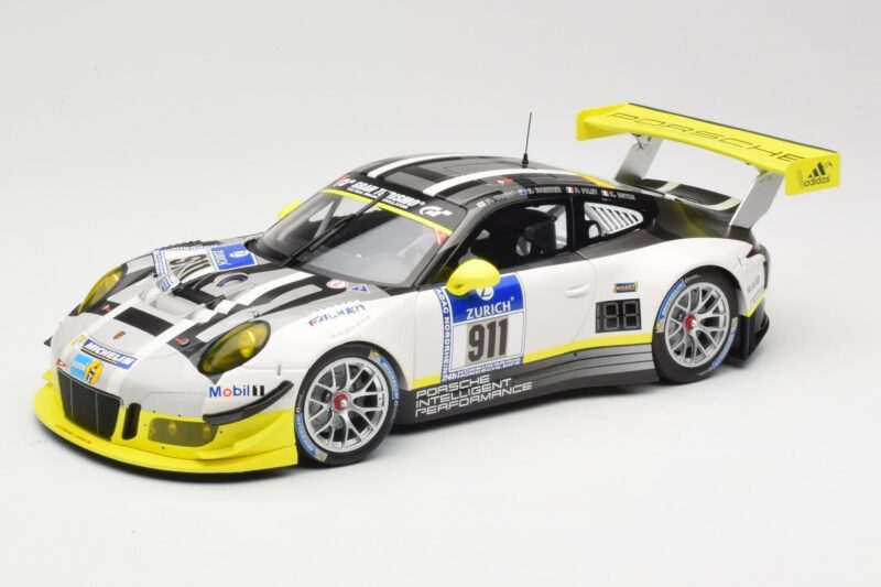 Porsche 911 991.1 GT3 R #911 Manthey Racing N. Tandy / E. Bamber 24h Nurburgring 2016 Minichamps 1:18 155166911 Metalas