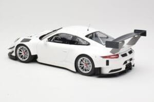 Porsche 911 991.1 GT3 R Baltas Su Sidabriniais Ratais Minichamps 1:18 153166000 Metalas - nuotrauka 5 iš 6
