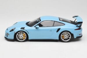 Porsche 911 991.1 GT3 RS Mėlynas Matiniai Ratlankiai Minichamps 1:18 153066235 Metalas - nuotrauka 3 iš 6