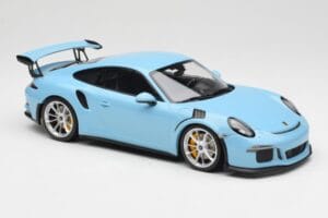 Porsche 911 991.1 GT3 RS Mėlynas Matiniai Ratlankiai Minichamps 1:18 153066235 Metalas - nuotrauka 4 iš 6
