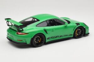 Porsche 911 991.1 GT3 RS Žalias Juodi Ratlankiai Minichamps 1:18 153066228 Metalas - nuotrauka 2 iš 6