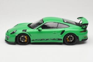 Porsche 911 991.1 GT3 RS Žalias Juodi Ratlankiai Minichamps 1:18 153066228 Metalas - nuotrauka 3 iš 6