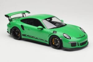 Porsche 911 991.1 GT3 RS Žalias Juodi Ratlankiai Minichamps 1:18 153066228 Metalas - nuotrauka 4 iš 6