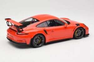 Porsche 911 991.1 GT3 RS Lava Orange Minichamps 1:18 155066220 Metalas - nuotrauka 2 iš 6