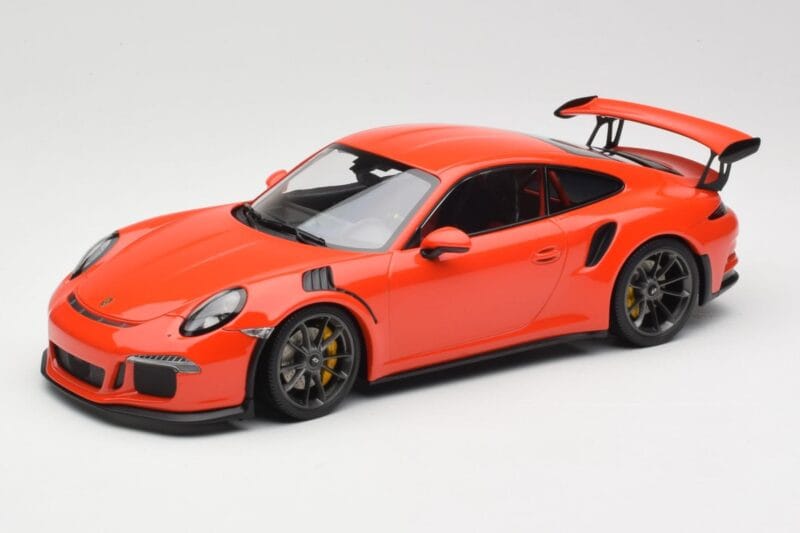 Porsche 911 991.1 GT3 RS Lava Orange Minichamps 1:18 155066220 Metalas