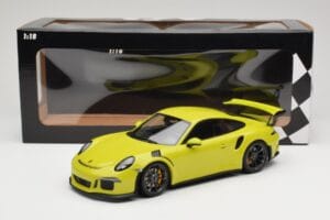 Porsche 911 991.1 GT3 RS Šviesiai Žalias Minichamps 1:18 155066222 Metalas - nuotrauka 6 iš 6