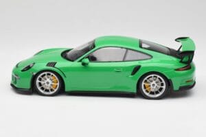 Porsche 911 991.1 GT3 RS Lizard Žalias & Sidabriniai Ratai Minichamps 1:18 153066229 Metalas - nuotrauka 3 iš 6