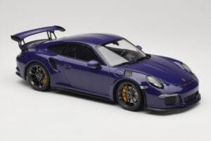 Porsche 911 991.1 GT3 RS Ultraviolet Minichamps 1:18 155066221 Metalas - nuotrauka 4 iš 6