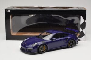 Porsche 911 991.1 GT3 RS Ultraviolet Minichamps 1:18 155066221 Metalas - nuotrauka 6 iš 6