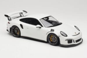 Porsche 911 991.1 GT3 RS Baltas Juodi Ratlankiai Minichamps 1:18 153066224 Metalas - nuotrauka 4 iš 6