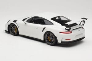 Porsche 911 991.1 GT3 RS Baltas Juodi Ratlankiai Minichamps 1:18 153066224 Metalas - nuotrauka 5 iš 6