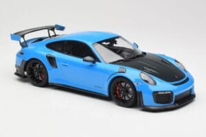 Porsche 911 991.2 GT2 RS Mėlynas su Juodais Ratais Minichamps 1:18 155068308 Metalas - nuotrauka 4 iš 6