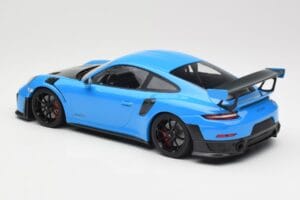 Porsche 911 991.2 GT2 RS Mėlynas su Juodais Ratais Minichamps 1:18 155068308 Metalas - nuotrauka 5 iš 6