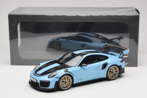 Porsche 911 991.2 GT2 RS Gulf Blue GT Spirit 1:18 CLDC027 Derva - nuotrauka 6 iš 6