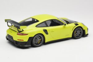 Porsche 911 991.2 GT2 RS Žalsvai Geltonas su Sidabriniais Ratais Minichamps 1:18 155068309 Metalas - nuotrauka 2 iš 6
