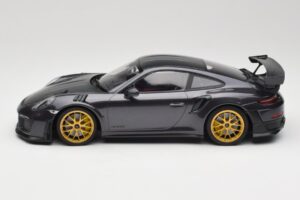 Porsche 911 991.2 GT2 RS Weissach Package Purple Metallic Su Auksiniais Magnio Ratais Minichamps 1:18 153068322 Metalas - nuotrauka 3 iš 6