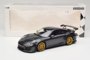 Porsche 911 991.2 GT2 RS Weissach Package Purple Metallic Su Auksiniais Magnio Ratais Minichamps 1:18 153068322 Metalas - nuotrauka 6 iš 6
