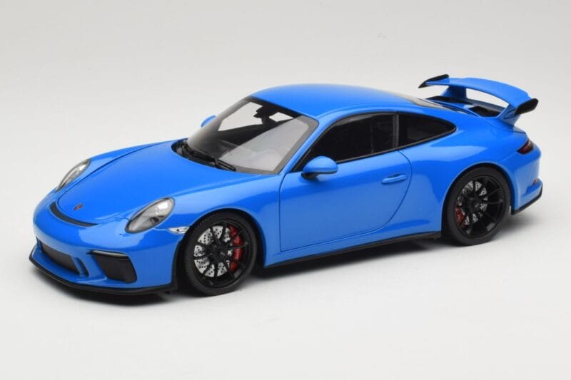 Porsche 911 991.2 GT3 Mėlynas Minichamps 1:18 110067024 Metalas