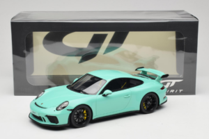 Porsche 911 991.2 GT3 Mėtų Žalias GT Spirit 1:18 GT550 Derva - nuotrauka 6 iš 6