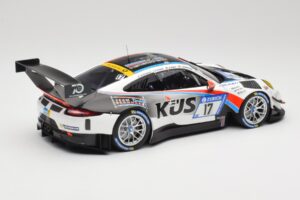 Porsche 911 991.2 GT3 R #17 Kues Team 75 Bernhard M. Christensen / K. Cairoli 24 Hours of Nurburgring 2018 Minichamps 1:18 15 - nuotrauka 2 iš 6
