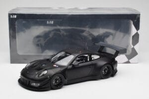 Porsche 911 991.2 GT3 R Matte Black Minichamps 1:18 155186901 Metalas - nuotrauka 6 iš 6