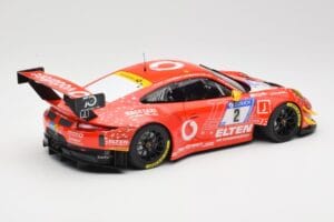 Porsche 911 991.2 GT3 R #2 Team Gigaspeed S. Bockmann 24 Hours of Nurburgring 2018 Minichamps 1:18 155186902 Metalas - nuotrauka 2 iš 6
