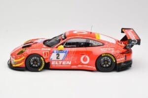 Porsche 911 991.2 GT3 R #2 Team Gigaspeed S. Bockmann 24 Hours of Nurburgring 2018 Minichamps 1:18 155186902 Metalas - nuotrauka 3 iš 6