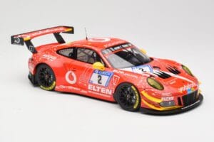 Porsche 911 991.2 GT3 R #2 Team Gigaspeed S. Bockmann 24 Hours of Nurburgring 2018 Minichamps 1:18 155186902 Metalas - nuotrauka 4 iš 6