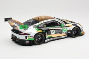 Porsche 911 991.2 GT3 R #28 Alegra Motorsports D. de Quesada / M. Morad Class Winners 24 Hours of Daytona 2017 Minichamps 1:1 - nuotrauka 2 iš 6