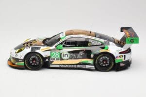 Porsche 911 991.2 GT3 R #28 Alegra Motorsports D. de Quesada / M. Morad Class Winners 24 Hours of Daytona 2017 Minichamps 1:1 - nuotrauka 3 iš 6