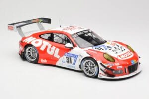Porsche 911 991.2 GT3 R #31 Frikadelli Racing K. Bachler / M. Christensen 24 Hours of Nurburgring 2017 Minichamps 1:18 155176 - nuotrauka 4 iš 6