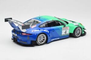 Porsche 911 991.2 GT3 R #4 Falken Motorsports J. Bergmeister / M. Ragginger VLN Westfalenfahrt 2017 Minichamps 1:18 155176904 - nuotrauka 2 iš 6